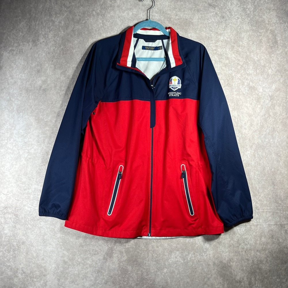 Polo Golf Ralph Lauren Ryder Cup 2020 Jacket Mens L Blue Red Whistling Strait